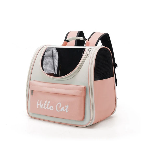 

Pink Cat Carrier Breathable Pet Bags Outdoor Carriers Small Dog Puppy Backpack Travel Capsule Cage Pet Transport Bag For Cat