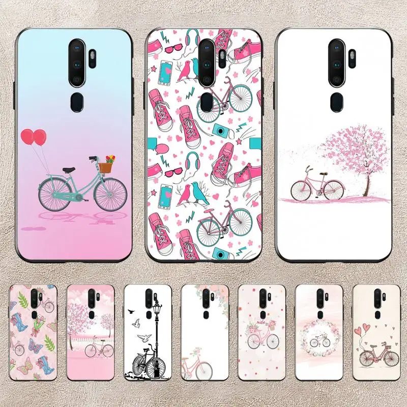 

Bicycle Illustration Phone Case For Redmi 9A 8A 6A Note 9 8 10 11S 8T Pro K20 K30 K40 Pro PocoF3 Note11 5G Case