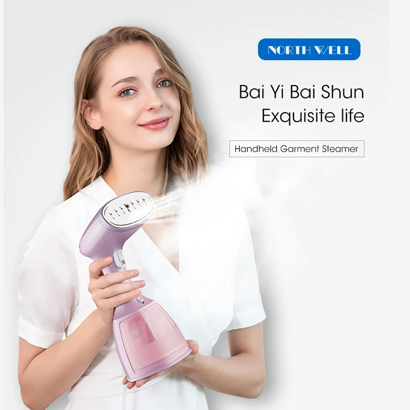 

1500W Portable Handheld Garment Steamer Household Mini 350ML Steam Iron Adjustable Travel Iron Ironing Machine Garment Steamer