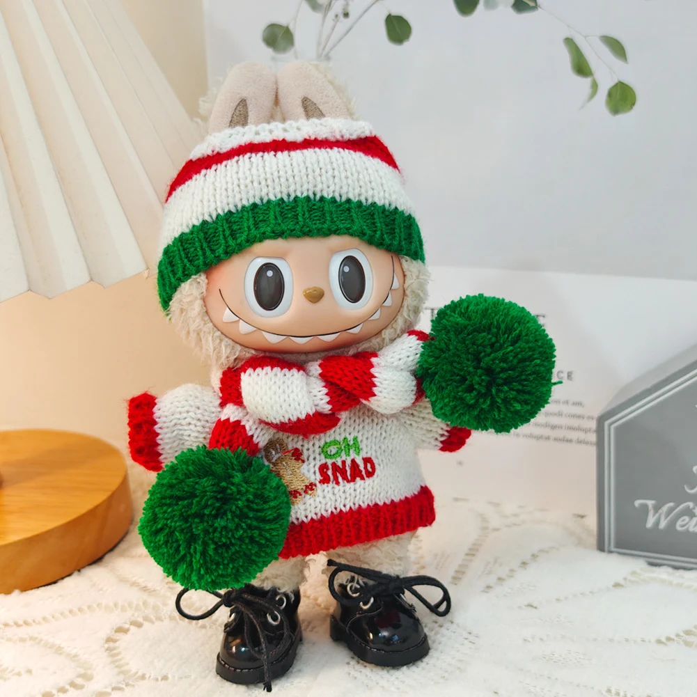 Мини-плюшевая кукольная одежда для Labubu плюшевая кукла аксессуары наряд куклы Kpop