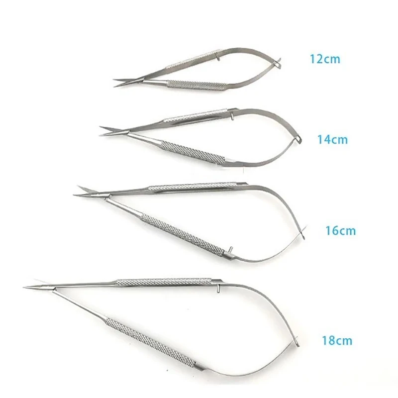 16cm Stainless Steel Ophthalmic Instrument Ophthalmic Dental Micro Castroviejo Cornea Scissors Hand Tool