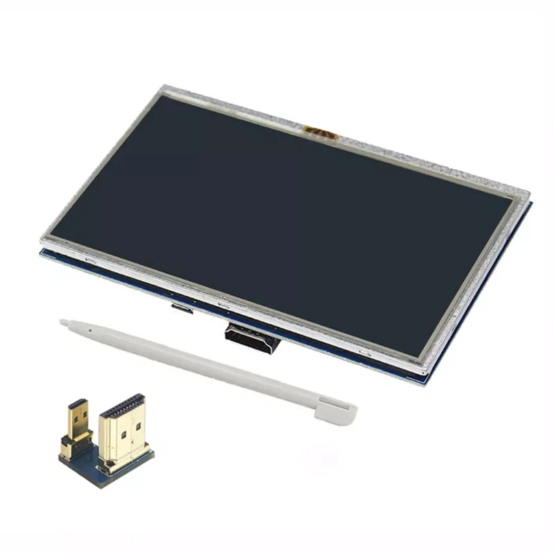 

New 5 inch LCD 800X480 Touch Screen Demo Board Display Monitor HDMI-Compatible Module Kit Replacement for Raspberry Pi 4B