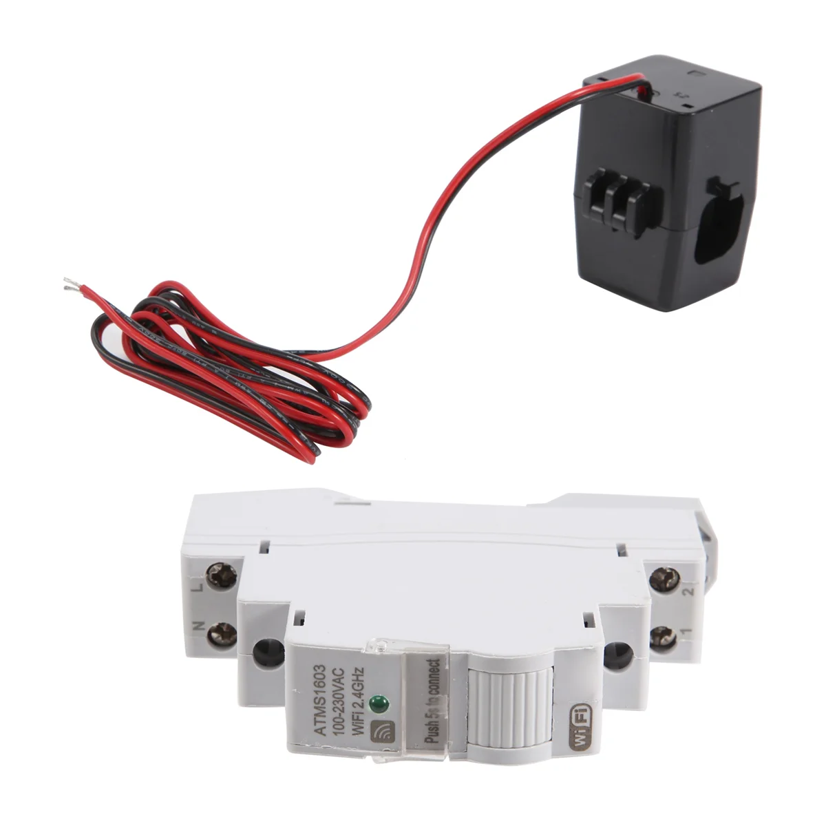 

ATMS1603 Tuya Single Phase WiFi Intelligent Energy Meter 100A Din Rail Precisely Measuring Voltmeter Ammeter Power