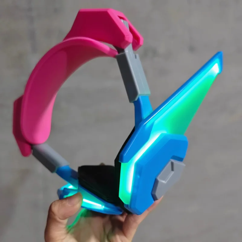 CyGame Overwatch D.Va Музыкальная гарнитура Наушники Hana Song Dva Деревянные наушники Опора Косплей Аксессуары Рождество Хэллоуин Вечеринка T (art.: 3920d16ea4ba2) - 3920d16ea4ba2