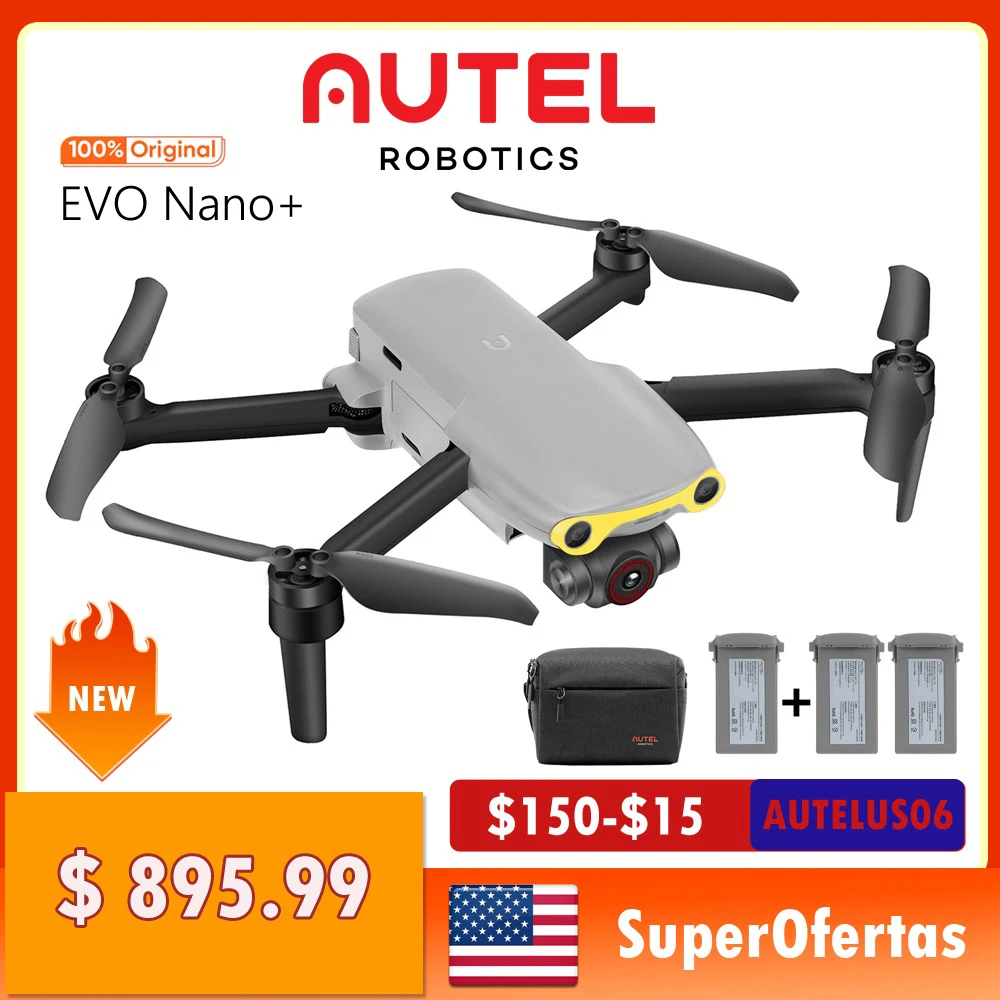 

Autel робототехники камеры Дрон EVO Nano Премиум пучок три оси 1/2 дюйма CMOS Трехходовой обход препятствий с запасной батареей
