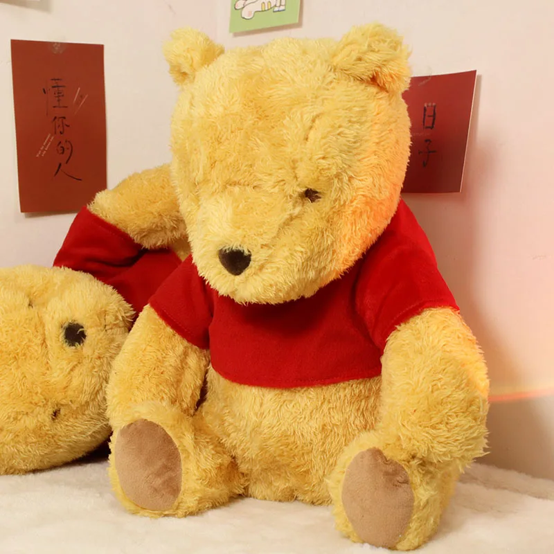 

Милые Мультяшные игрушки 33 см, Disney, Винни-Пух, мягкие плюшевые игрушки, куклы, украшение для комнаты, подарок для девочек