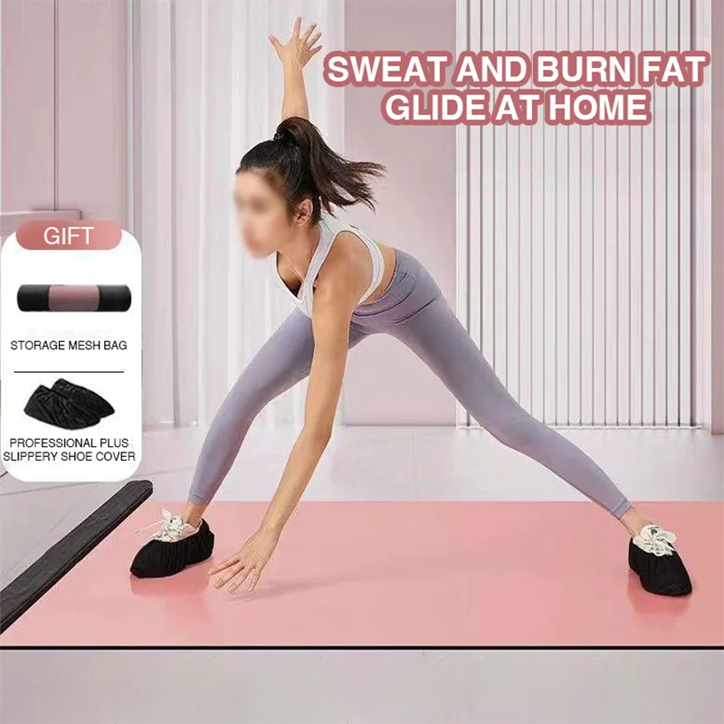 5 Color Portable Skating Balance Speed Sliding Crawl Yoga Mat Home Gym Workout Lose Fat Running Leg Core Training Fitness Board