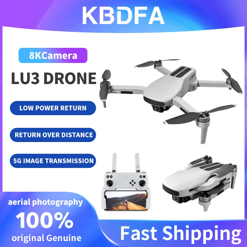 

KBDFA 2023 LU3 Max Drone 8K HD Camera GPS Аэрофотосъемка WIFI FPV Избегание препятствий RC Dron Quadcopter Вертолет Игрушечные подарки