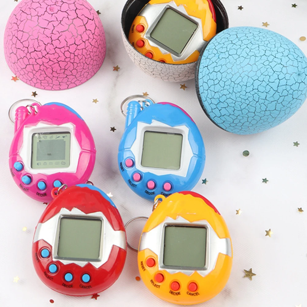 

Tumbler Crack Egg Dinosaur Egg Pet Game Toy Electronic Pet Game Children E-Pet Funny Birthday Toys