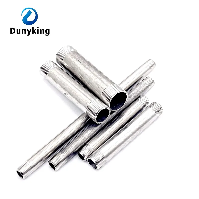 

Длинный ниппель BSP с наружной резьбой 1/8 дюйма 1/4 дюйма 3/8 дюйма 1/2 дюйма 3/4 дюйма 1 дюйм Адаптер для фитинга для труб из нержавеющей стали 304