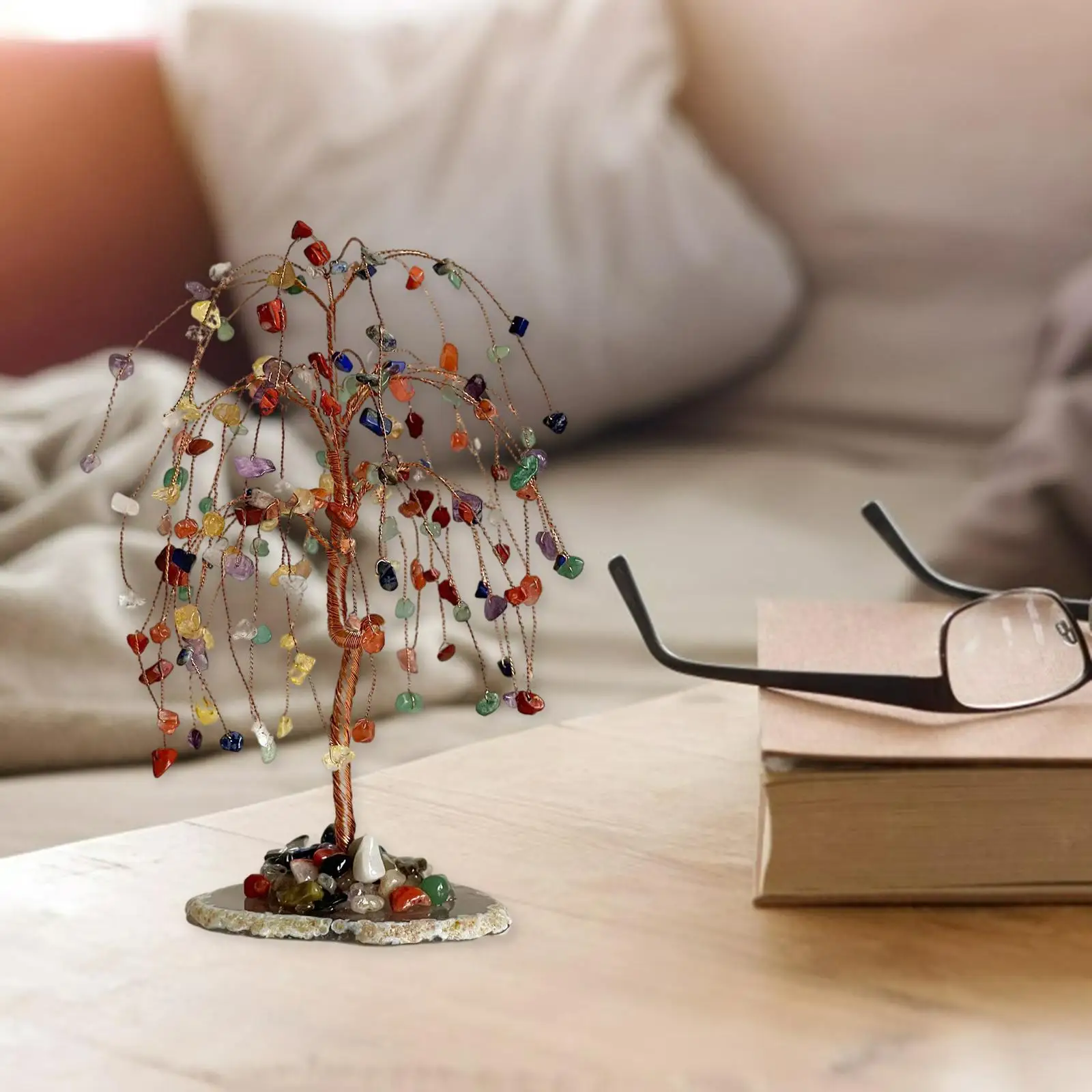 

Натуральный кристалл, бонсай, денежное дерево для удачи, богатство, процветание, украшение для дома и офиса, фэн-шуй, подарки «сделай сам», су...