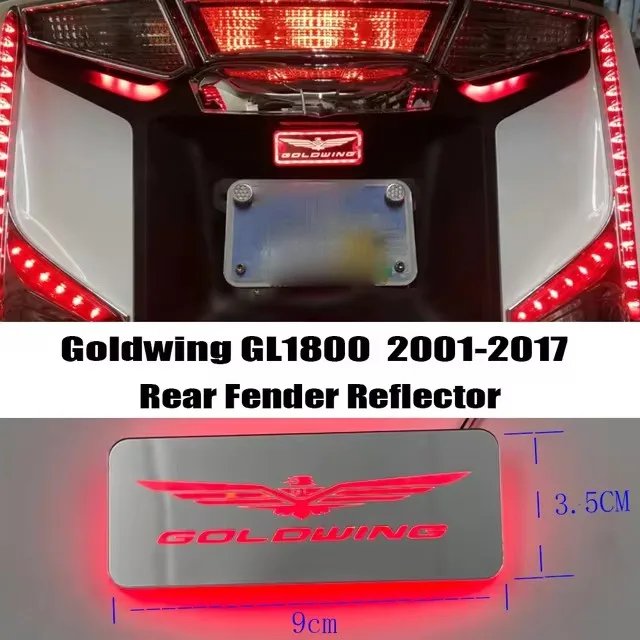 

2001-2017 Goldwing 1800 GL 1800 светодиодное освещение, подножки для пассажиров, педаль, освещение, чехлы для половинок для Honda GOLD WING 1800