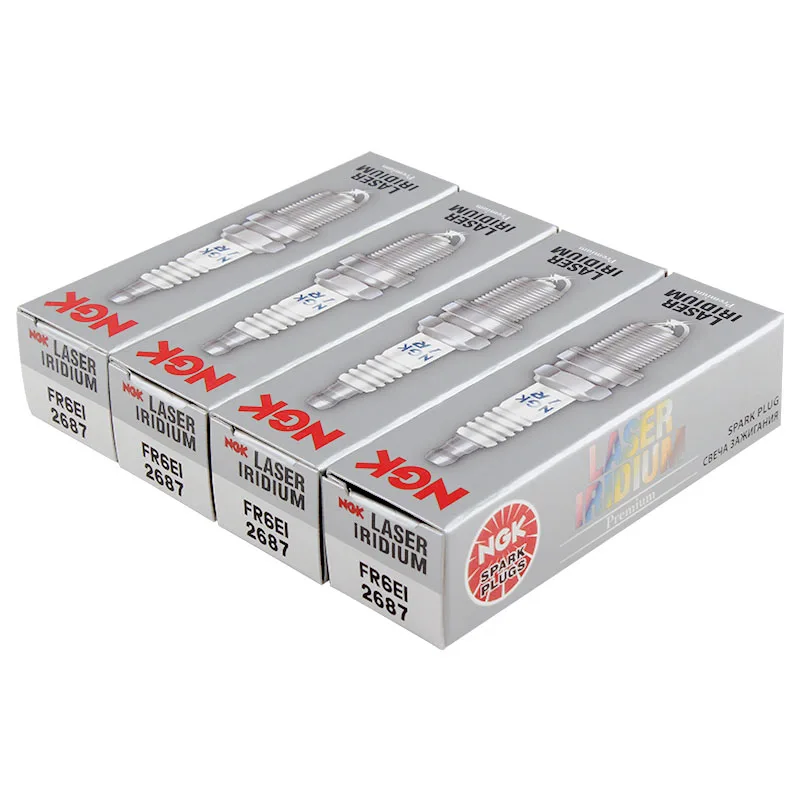 4 шт. NGK Iridium Spark Plug 2687 FR6EI для Mitsubishi Lancer Pajero ASX Chery Tiggo Cowin Eastar A1 A3 A5 Changan BYD Yuan F3 F6