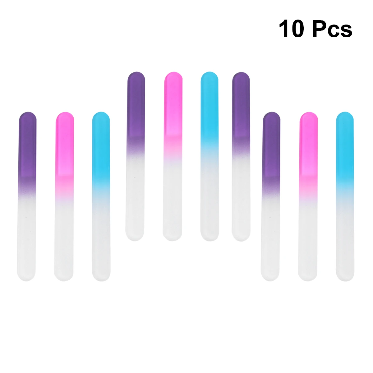 

10Pcs Colorful Nail File Nail Art File Practical Nail Shaping File Manicure Tool