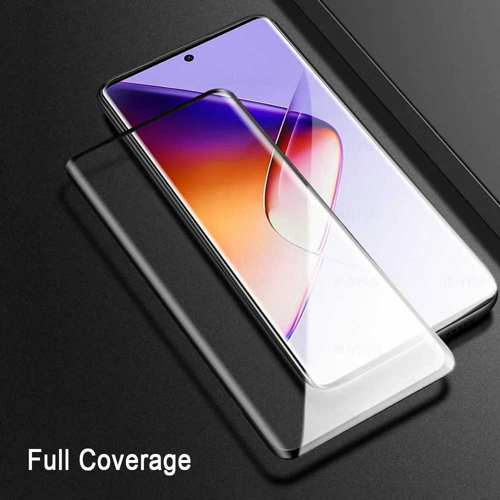 Изогнутое закаленное стекло 6To1 для Infinix Note 40 Pro 5G 40Pro защитная пленка объектива +