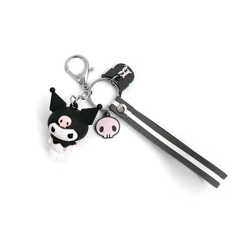 

Hello Kitty Kulomi Keychain Pendant Cute Cartoon Ins Melody Keychain Bag Bag Hanging with Cinnamon Dog