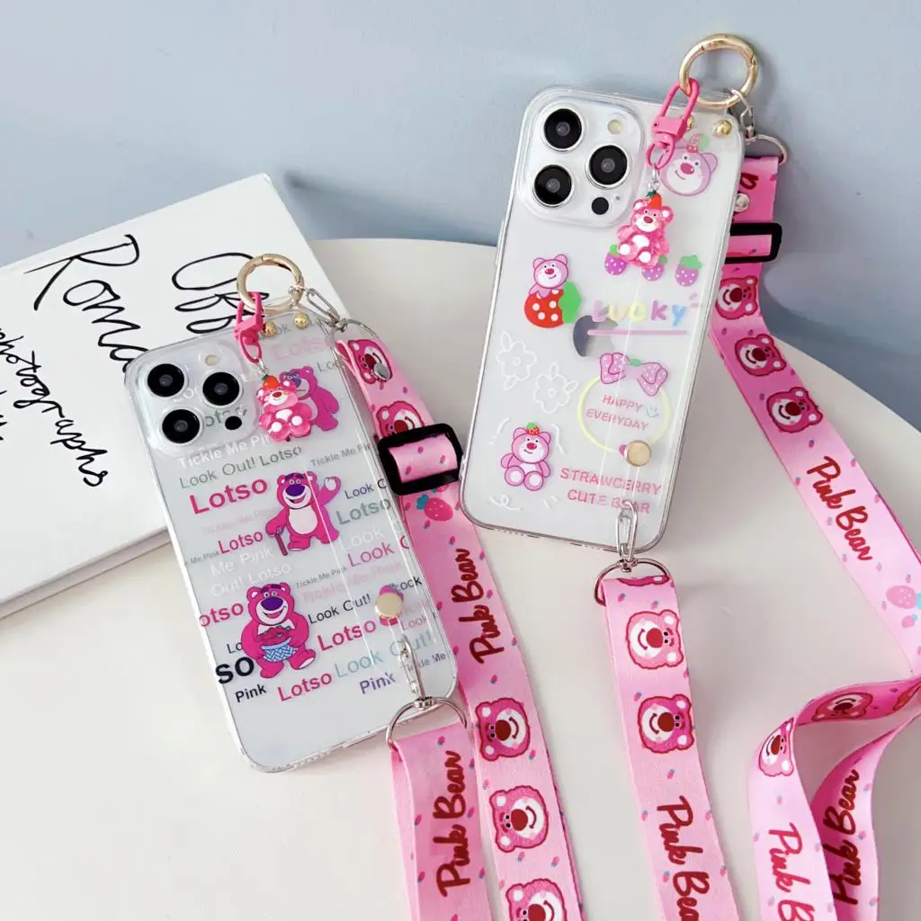 Чехол с медведем для Xiaomi Redmi 8 9 10 11 A Note 7 12 S Pro Lotso ремешок на запястье орнаментом