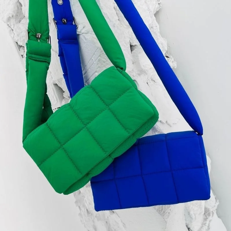 

Nylon Practical Shoulder Bag for Women, Soft Pillow Design Autumn and Winter