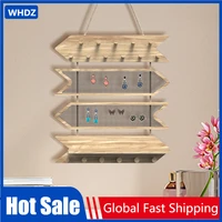 creative road sign wall hanging jewelry display rack wall storage rack earring bracelet necklace grid rack foldable