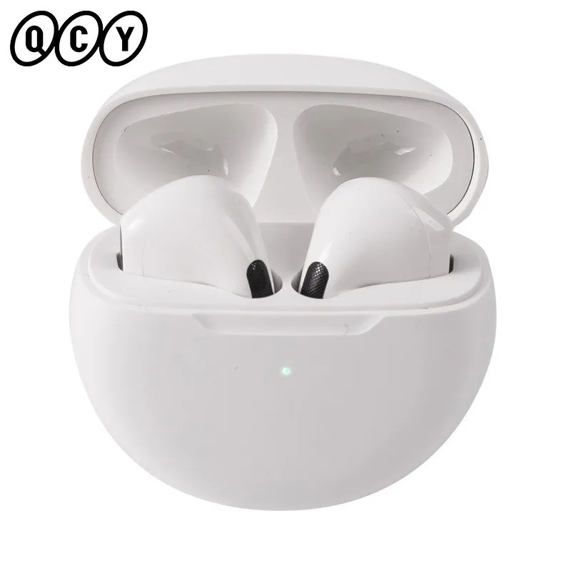 

QCY TWS Wireless Earphones Bluetooth 5.3 Earbuds 68ms Low Latency 13mm Driver HIFI Headphones 4 Mics+ENC HD Call Pro6 Headsets