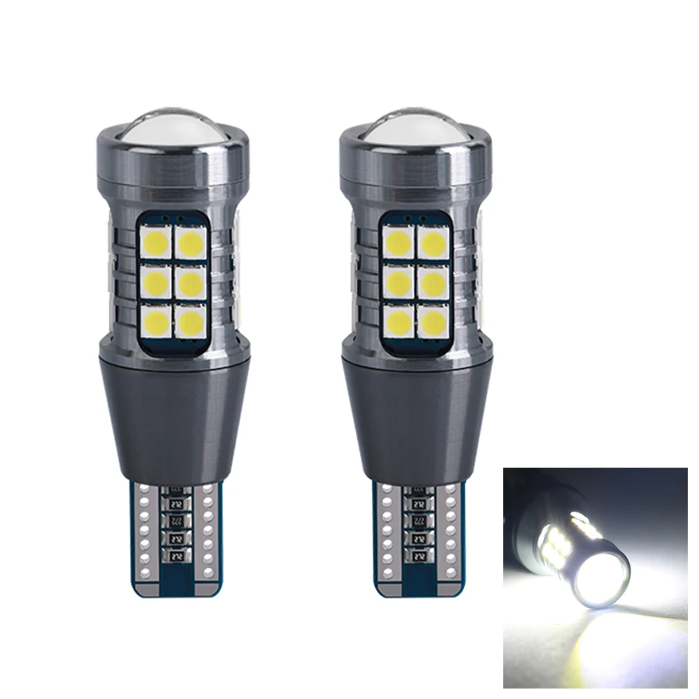 

T15 W16W 921 Светодиодные лампы Canbus 3030 27SMD для автомобиля Резервные фонари заднего хода Аксессуары Задние фонари Супер яркие 6000K 12 В Белый Янтарный