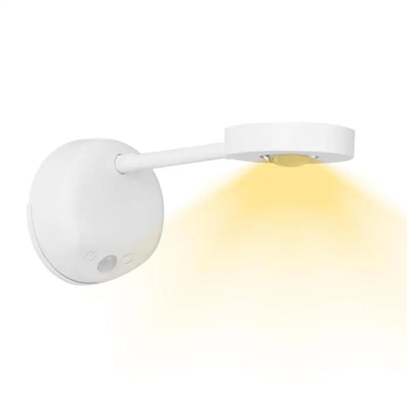 

Wall Lamp Light Fixture With Human Body Induction For Corridor Bedside Living Room USB Rechargeable Sconce