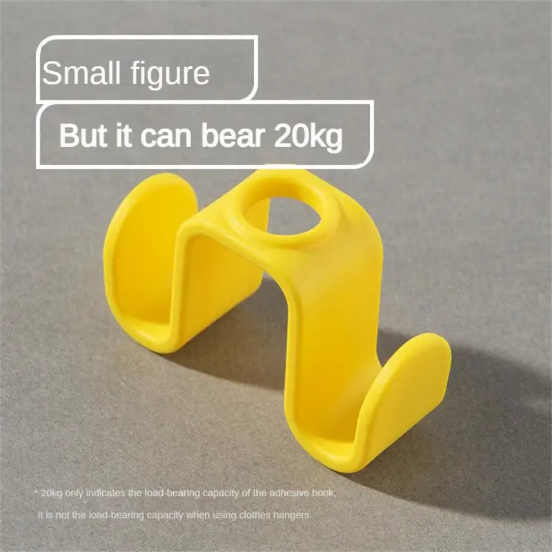 

Stackable Hanger Hook More Solid Load-bearing Stronger Fashion Style Waterproof Home Storage Seamless Hook Abs Extra-large Hooks