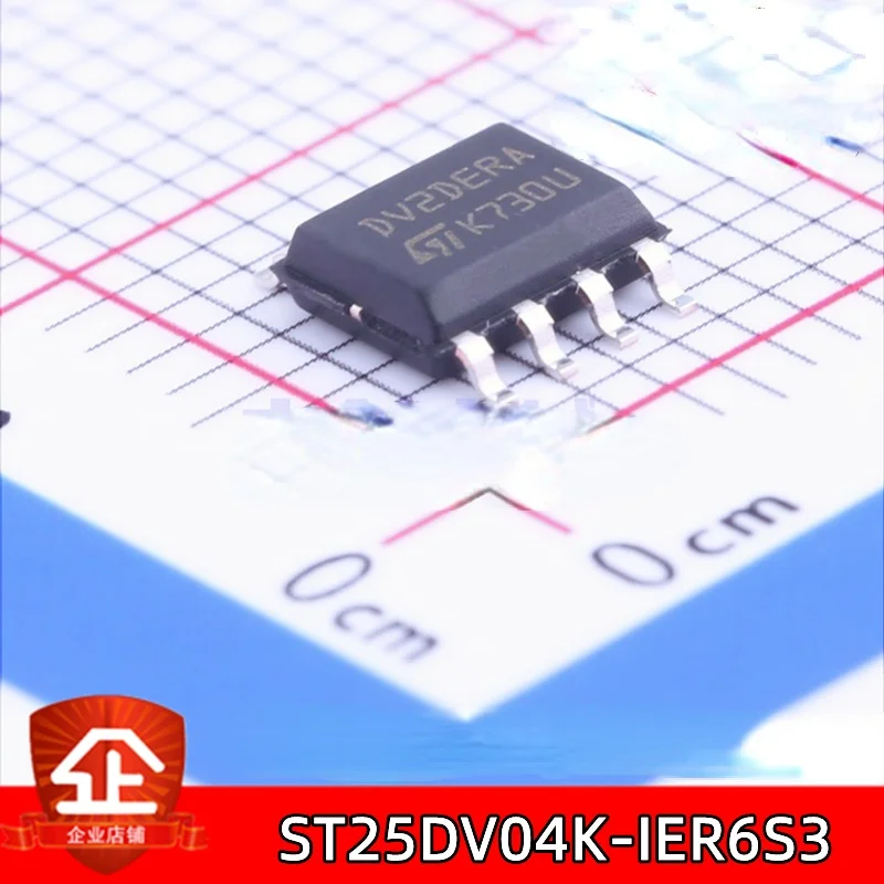 10pcs New and original ST25DV04K-IER6S3 Screen printing:DV2DERA SOP8 Rf card IC chips ST25DV04K-IER6S3 SOP-8 DV2DERA