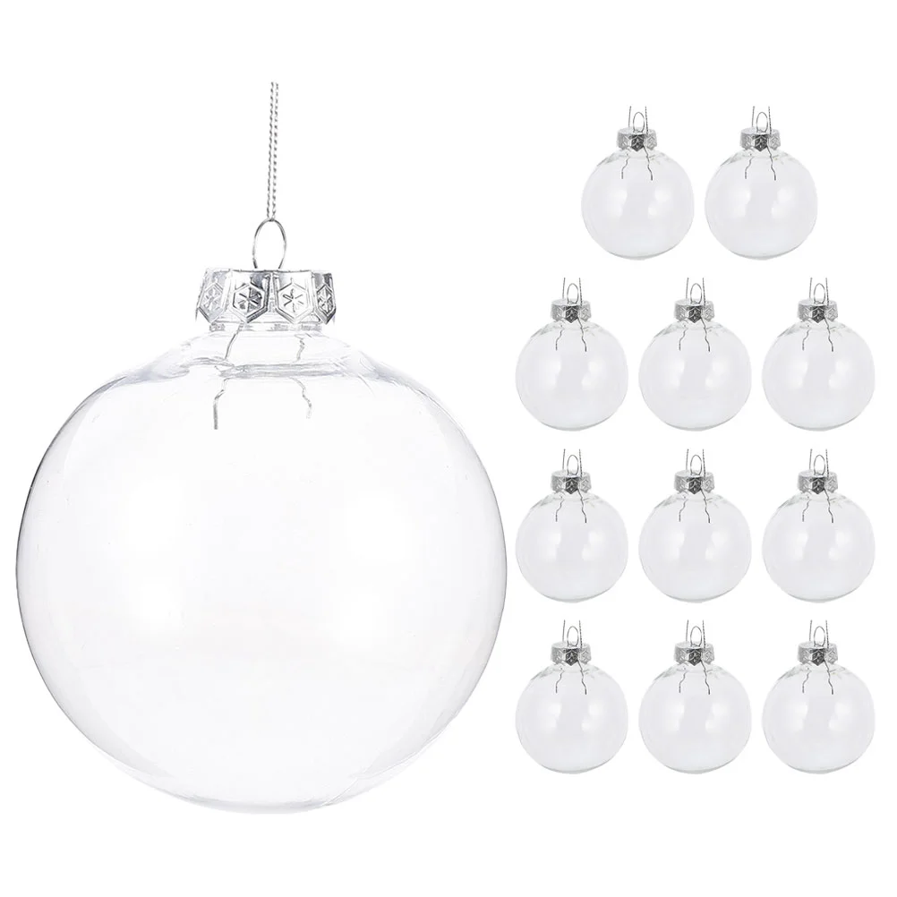 

12 Pcs Decor Xmas Party Supplies Christmas Tree Balls Large Decorative The Pet Ornaments Pendant