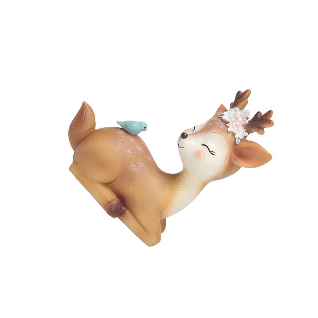 

Фигурка оленя, изысканная Автомобильная комната, фотообои, украшение, сцена, украшение, животные, модель декора, тип 1