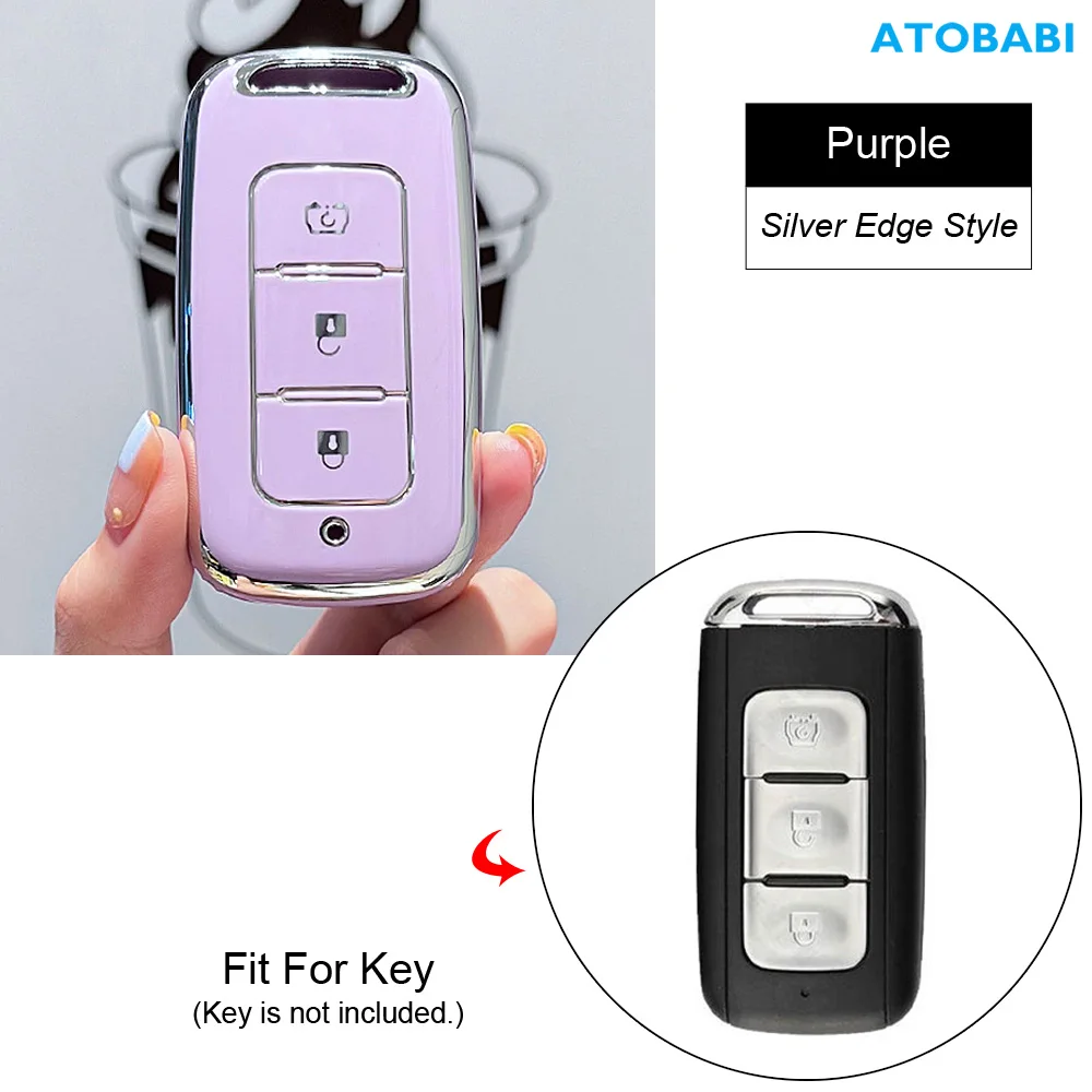 

Чехол для автомобильного ключа из ТПУ для Dongfeng DFSK DFM 580 370 S560 AX7 AX5 AX4 AX3 MX5, умный безключевой пульт дистанционного управления, защитный аксессуар для автомобиля