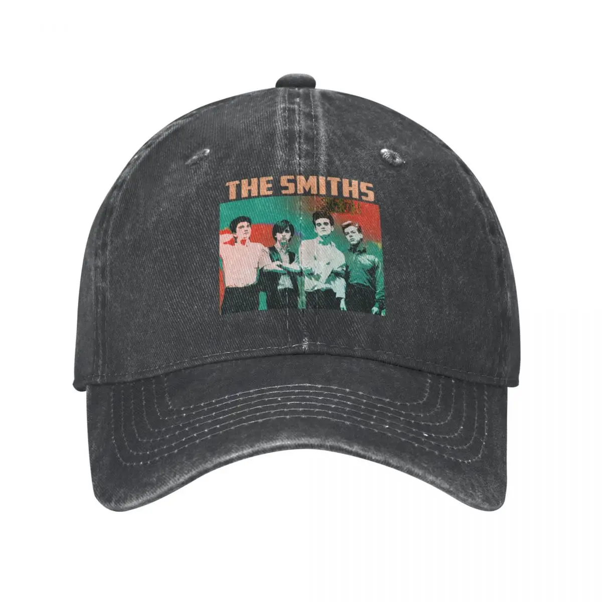 

Legend The Smiths Retro Baseball Cap Fashion Distressed Denim Headwear for Men Women Running Golf Unstructured Soft Hats Cap