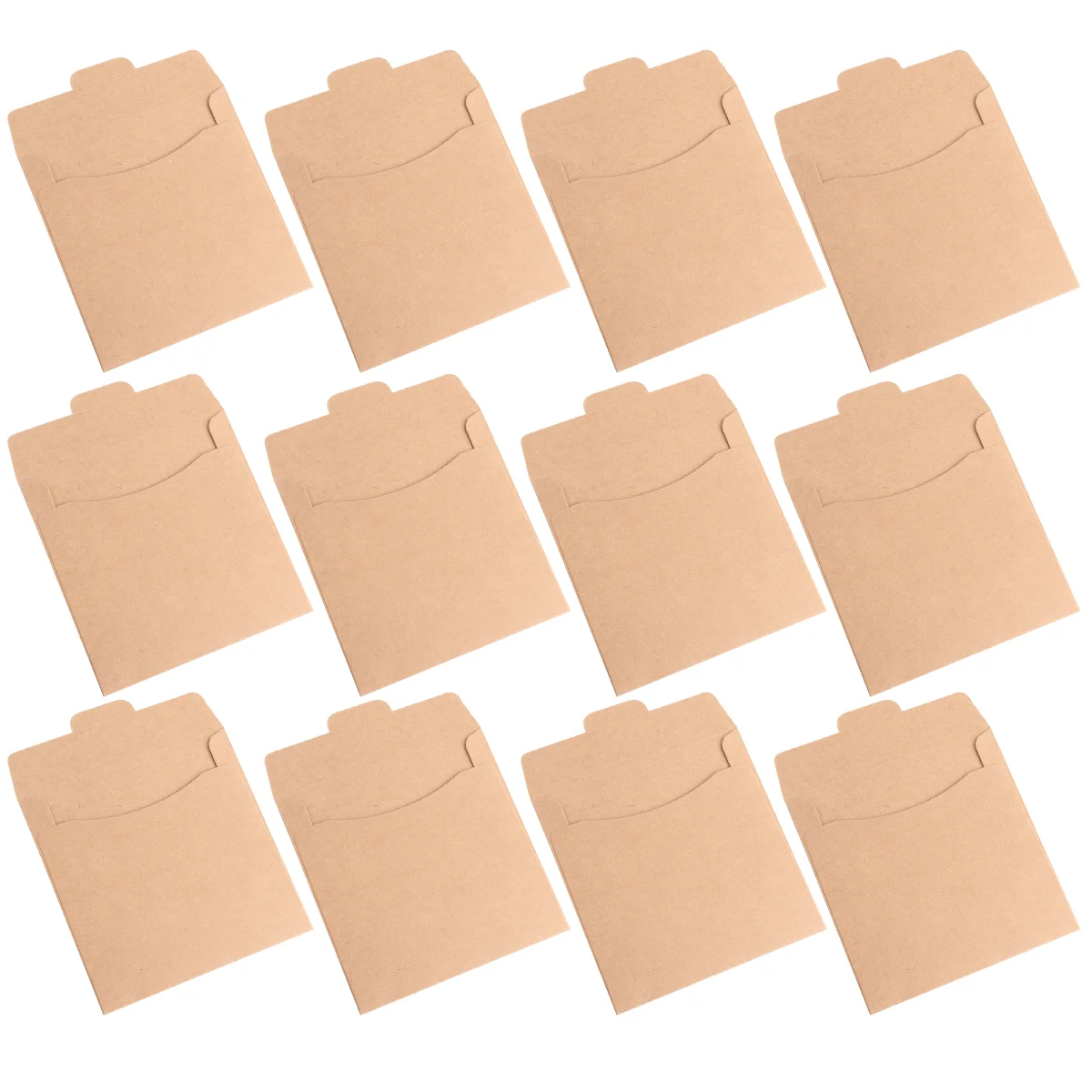 

30pcs Sleeves Envelopes Kraft Paper Cardboard Envelopes Paper Storage Holder Covers