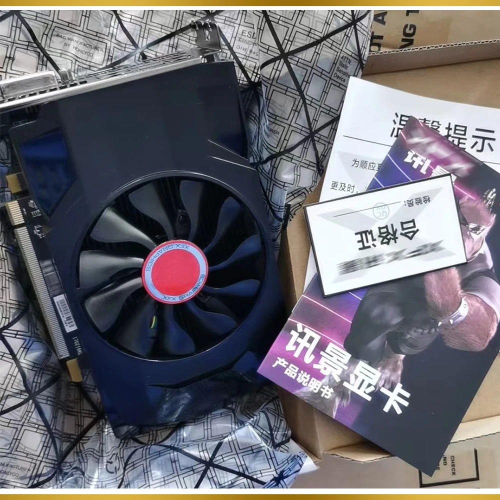 

Видеокарта для XFX RX 550 2 Гб AMD Radeon RX550 2G GPU настольного ПК Компьютерная игровая видеокарта