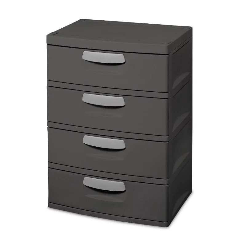 

Sterilite 4 Drawer Unit Flat Gray