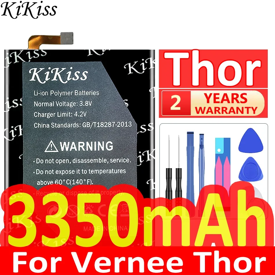 Аккумулятор для мобильного телефона емкостью 3350 мАч смартфона Vernee Thor компактный