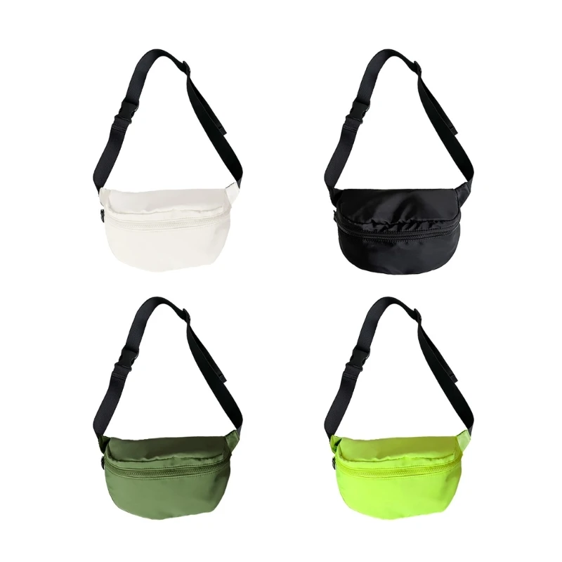 

Chest Bag Nylon Fanny Pack Large Capacity Sports Versatile Traveling Bag E74B