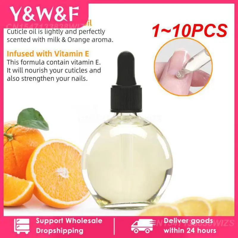 

1~10PCS 75ml Nail Cuticle Oil Barb Softener Nail Hydrating Nutritional Essential Oil Professional Nail Art Tool Nail