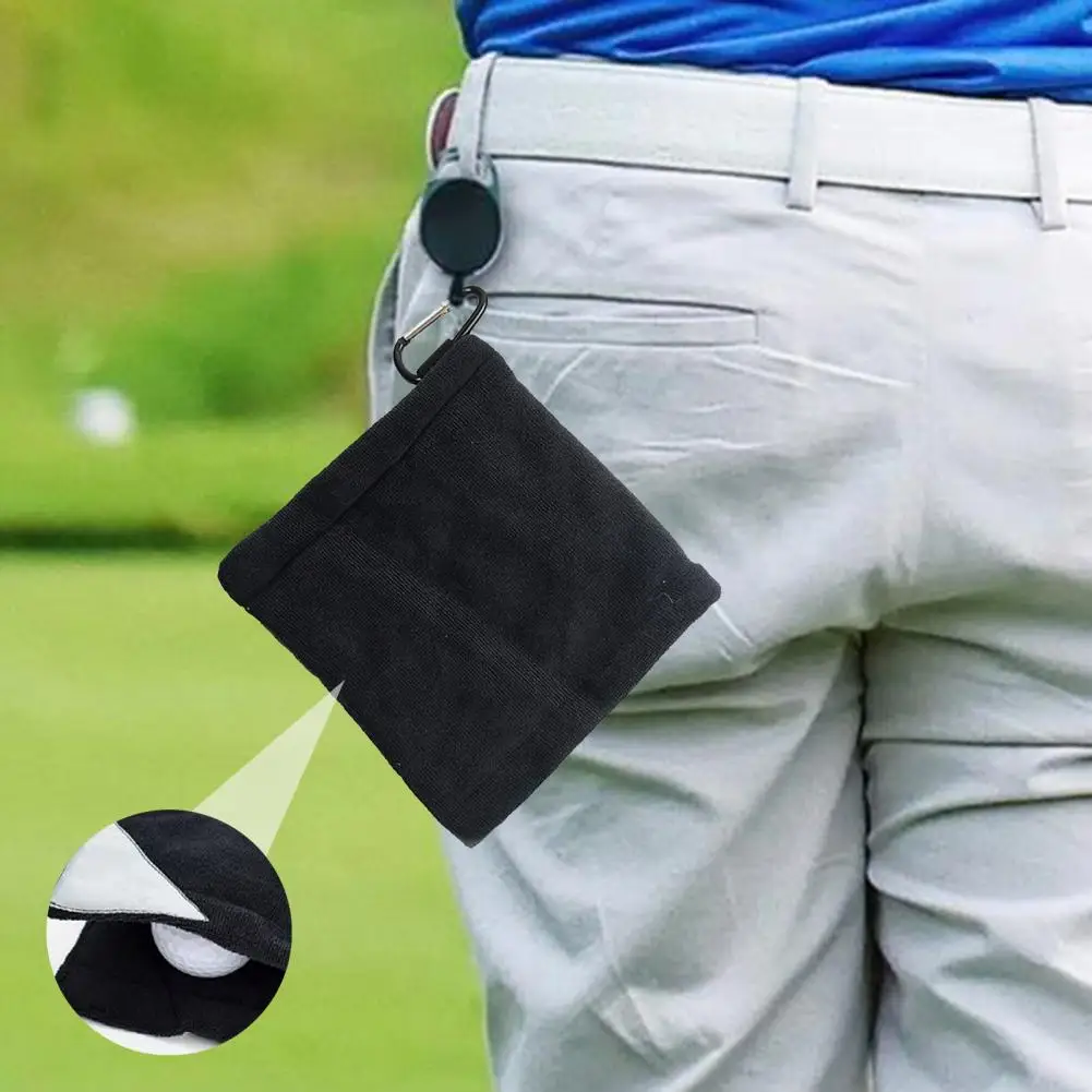 

Dropshipping!! Anti-pilling Golf Club Towel Fadeless Microfiber Cleaning Kit Unique Golf Towel for Hotels