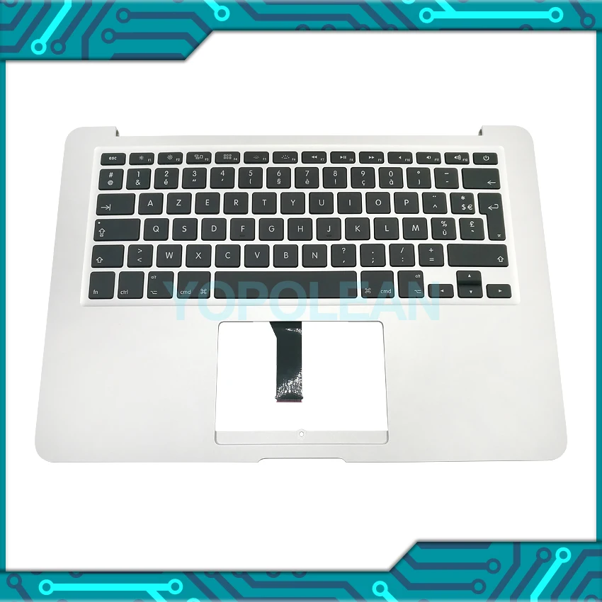 

New Topcase Palmrest AZERTY French Keyboard For MacBook Air 13" A1466 Top Case Keyboard 2013 2014 2015 Year