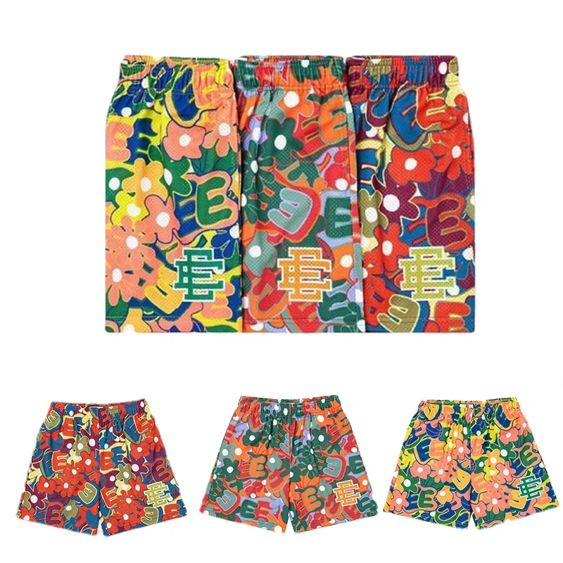 

EE Basic Shorts Mens Summer Fashion Colourful Shorts Casual Fitness Sports Quarter Short Pants Mesh Breathable Basketball Shorts