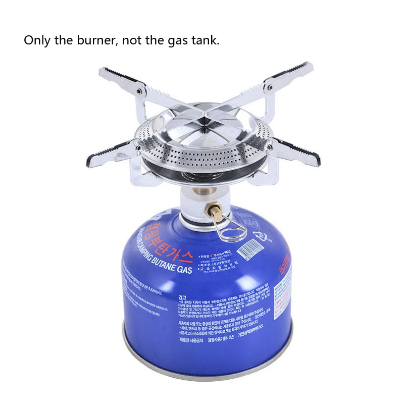 

Portable Windproof Camping Gas Stove Outdoor Picnic Cooking Stove Foldable Split Burner Titanium Alloy Solid Durable Cookware