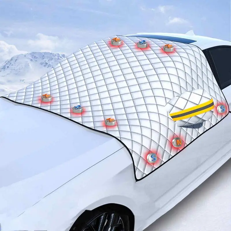 

Солнцезащитный козырек для лобового стекла автомобиля, зимняя Защитная пленка для лобового стекла, защита от царапин для большинства автомобилей и внедорожников