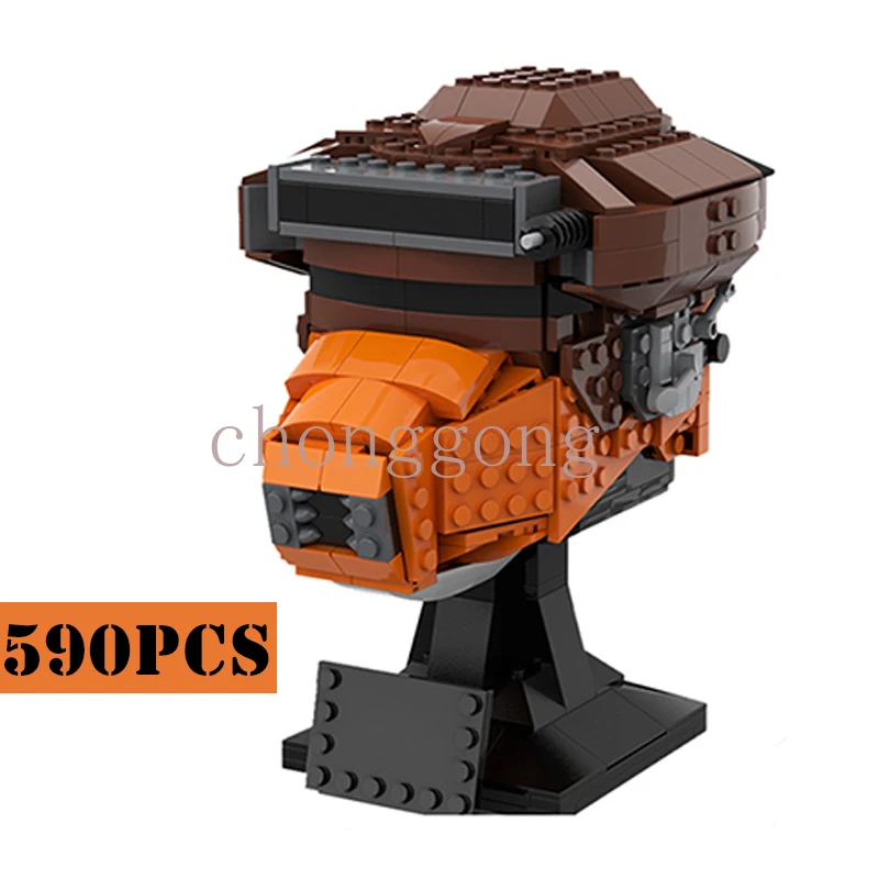 

New Movie Figures Boushhs Bounty Hunter Helmet Bust MOC-60164 Building Blocks Collection Boys Toys Children Kid Christmas Gift