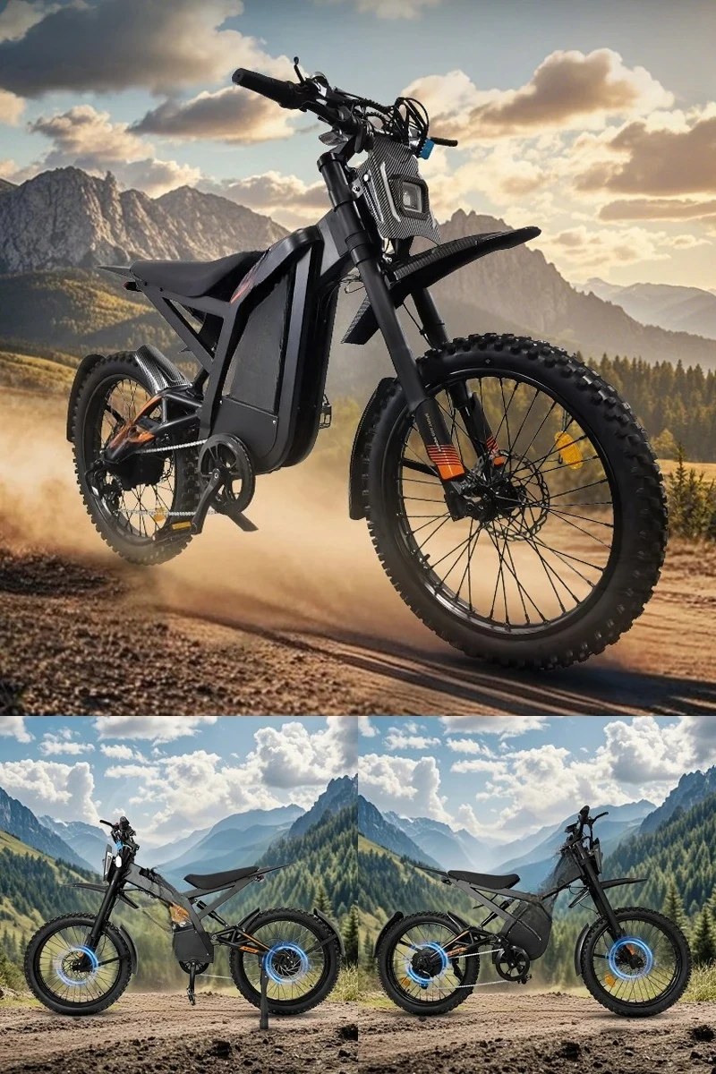 Электровелосипед TcOssie China Ebike, электрический горный фэтбайк, дешевый, для Европейского Союза, с 24-дюймовыми шинами, модель GT2000 (art.: 3920db415da8b) - 3920db415da8b