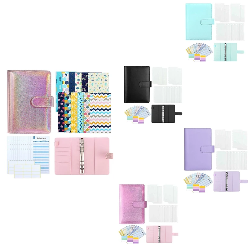 

A6 Binder Budget Envelopes System Budget Planner Organizer Budgeting, Small Binder Budget Planner Cash Envelope Binder