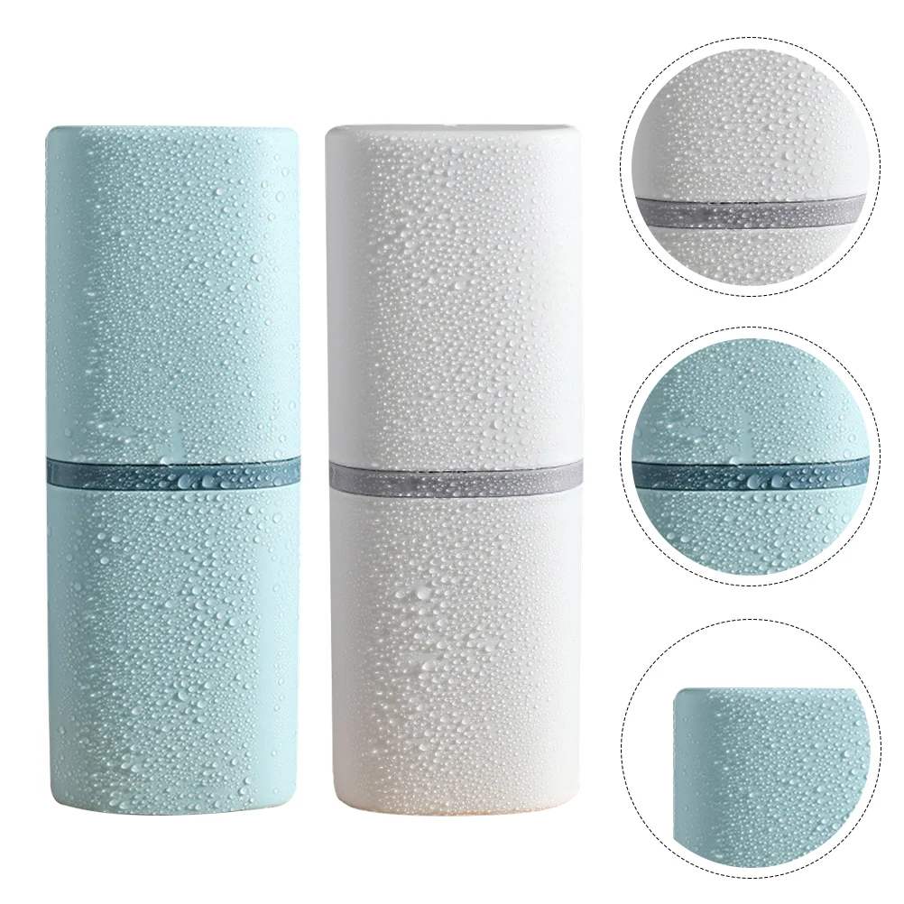 

Travel Case Holders Kitbrush Cases Cup Covers Holder Container Washingtoothpaste Storageportable