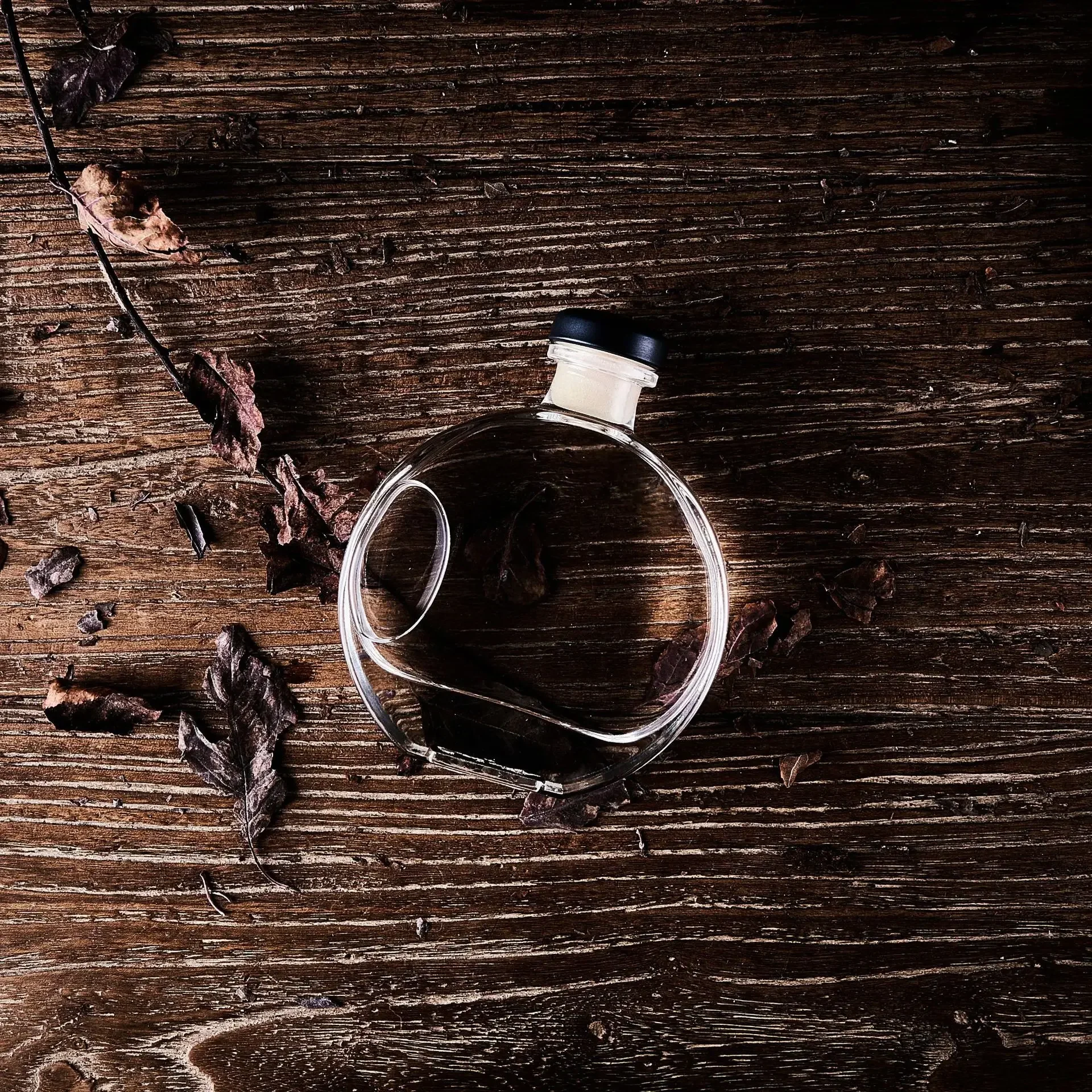 Круглый графин для виски ликера виски-Бурбона удобный переноски стекло без