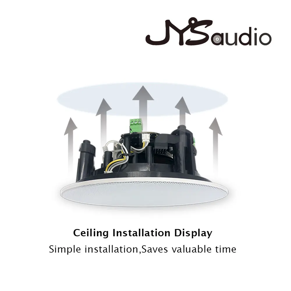 5 25 inch active coaxial ceiling speaker waterproof pcb board bluetooth compatible indoor bathroom home shower theater system free global shipping