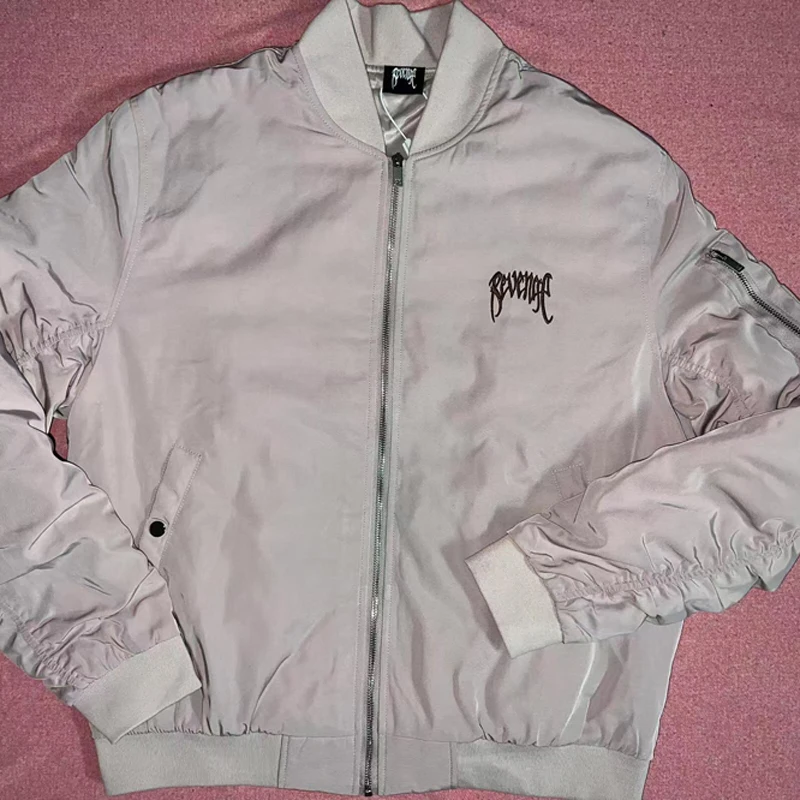 Куртка месть в американском уличном стиле кардиган на молнии с вышивкой и